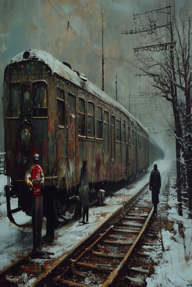 Обложка: Зловещая электричка