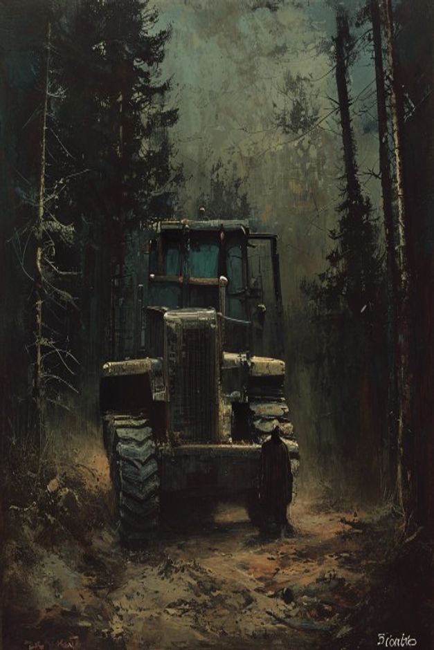 Обложка: Бульдозер