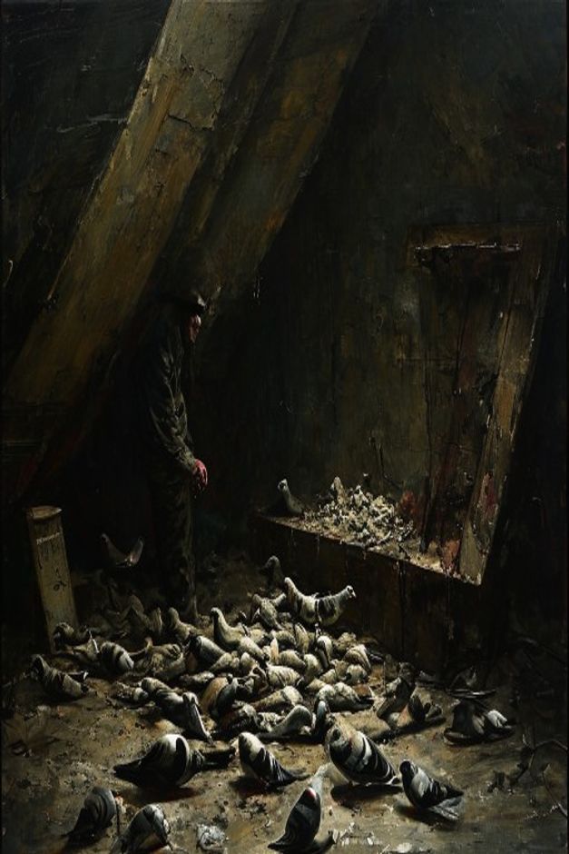 Обложка: Смерть и голуби